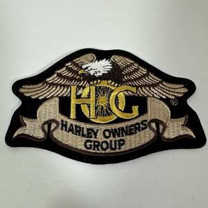 Harley-Davidson HOG Patch – Harley Owners Group Eagle Emblem, 5 Inches Wide